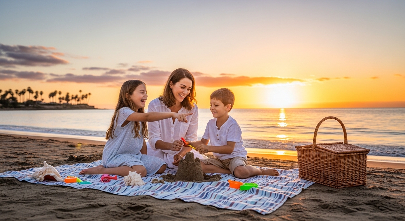 Digital Detox for Moms and Kids in a Coastal Lifestyle